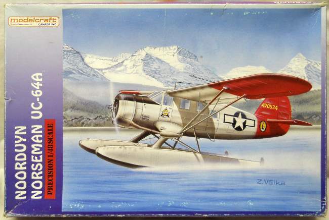 Modelcraft 1/48 Noorduyn Norseman UC-64A - Floats / Skis / Wheels - Canada Northway Aviation Ltd or Israeli  Air Force, 48-003 plastic model kit